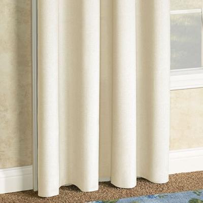Ricardo Trading Llc Glasgow Grommet Curtain Panel, 55 x 84, Ivory