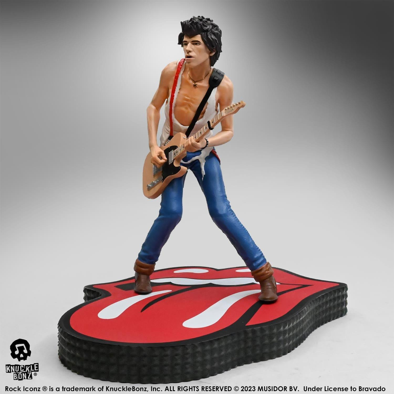 Knucklebonz Keith Richards beeldje van The Rolling Stones uit de Tattoo You Tour 1981, Hoogte: 22 cm