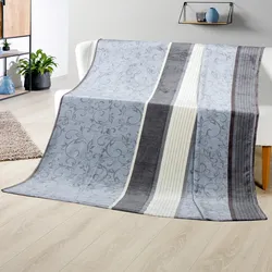 BELLA CASA Kuscheldecke "Soft Touch" bedruckt ca. 130 x 170 cm