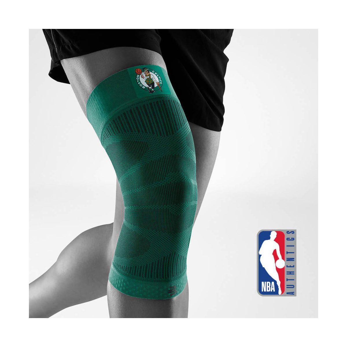 Bauerfeind Sports Comp.Knee Support,nba grün, celtics (GRU-CEL) L 70000205