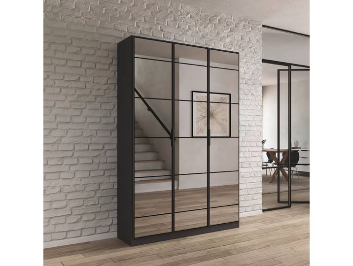 home24 Halkast Acero 136cm grijs/metallic grijs