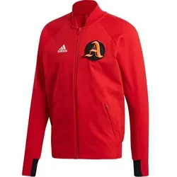ADIDAS Herren Sweatshirtjacke "VRCT", Größe XL in Rot Rot