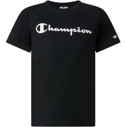 CHAMPION Jungen T-Shirt mit Script-Logo Schwarz - L