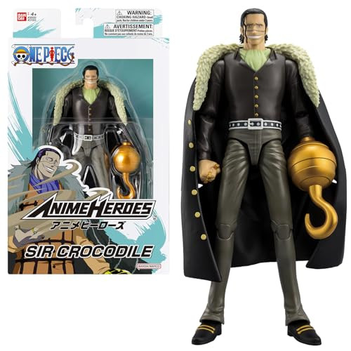 BANDAI Anime Heroes One Piece Figuur Crocodile - 17 cm