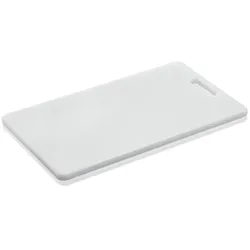 8x HACCP Schneidbrett mit Griffloch weiß 40 x 25 x 1,2 cm