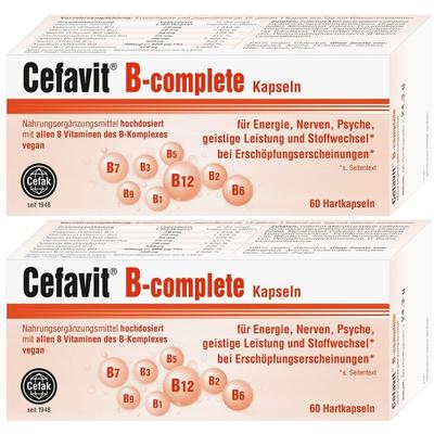 Cefavit B-complete Hartkapseln 2x 2x60 St
