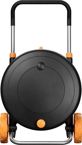 Fiskars 1071670 Comfort Waterwheel Schlauchwagen 13mm 31.5m 1/2 Zoll 1 St. Schwarz, Orange