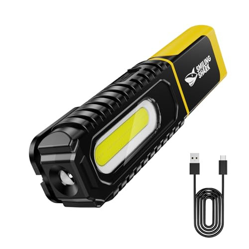 Smiling Shark LED werklamp met oplaadbare batterij en magnetische bevestiging
