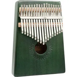 Sela SE248 Kalimba Mahagoni 17 Grün (Perkussion), Perkussion, Grün