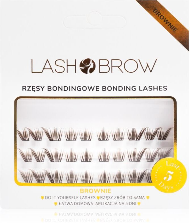 Lash Brow Bonding Eyelashes faux-cils en touffe à coller Foxy Brownie 1 pcs