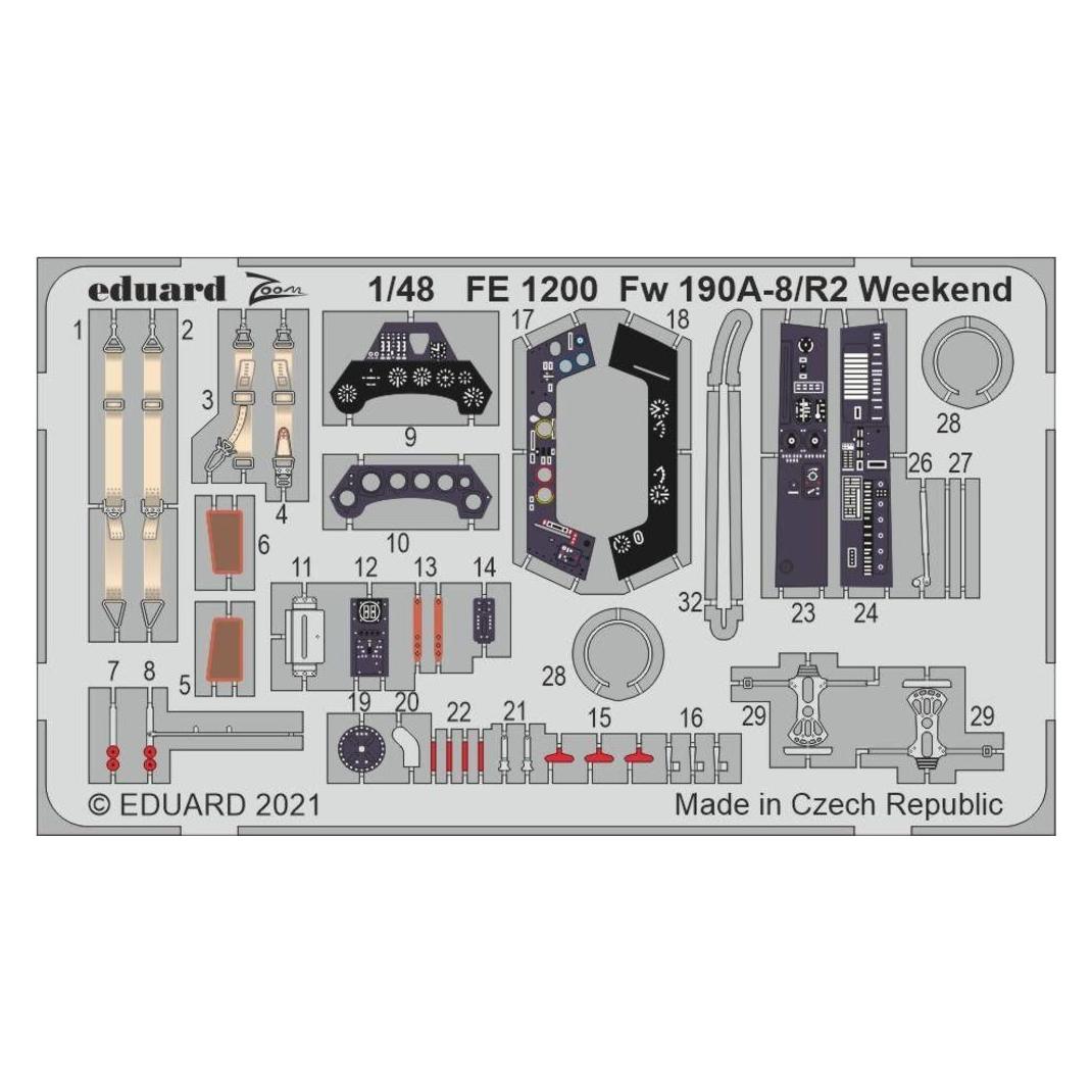 Eduard Fw 190A-8/R2 Weekend 1/48 for (FE1200)