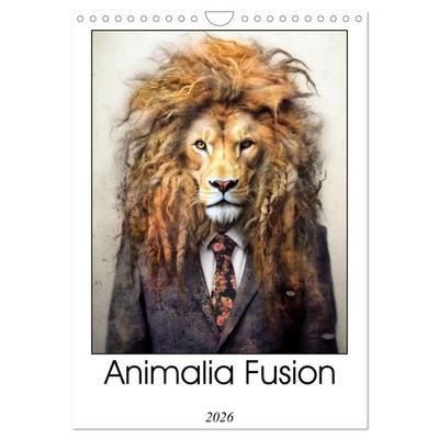 Animalia Fusion (Wall Calendar 2026 DIN A4 portrait), CALVENDO 12 Month Wall Calendar