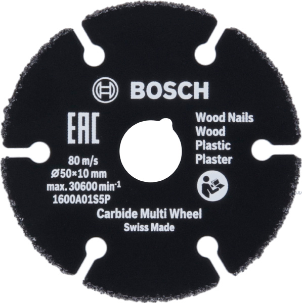 Bosch Carbide Multi Wheel Trennscheibe 50 x 10 mm 1600A01S5X