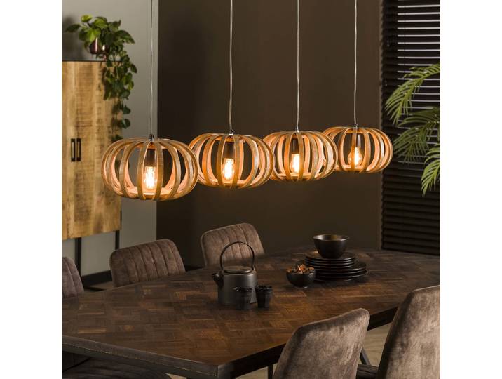 Hanglamp 4L stripes