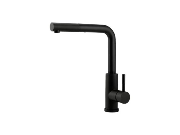 Küchenarmatur Mattschwarz mit ausziehbarer Brause PS8041-10 Pure.Sink