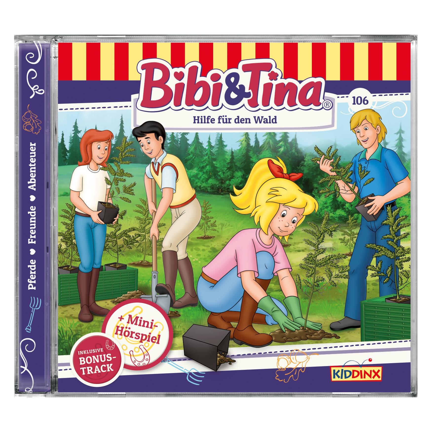 Kiddinx Bibi und Tina 106 - Hilfe für den Wald (Bibi & Tina, Deutsch) (422106)