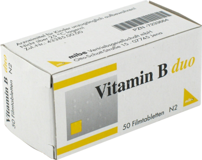 MIBE GmbH Arzneimittel VITAMIN B DUO Filmtabletten 50 St 07233664