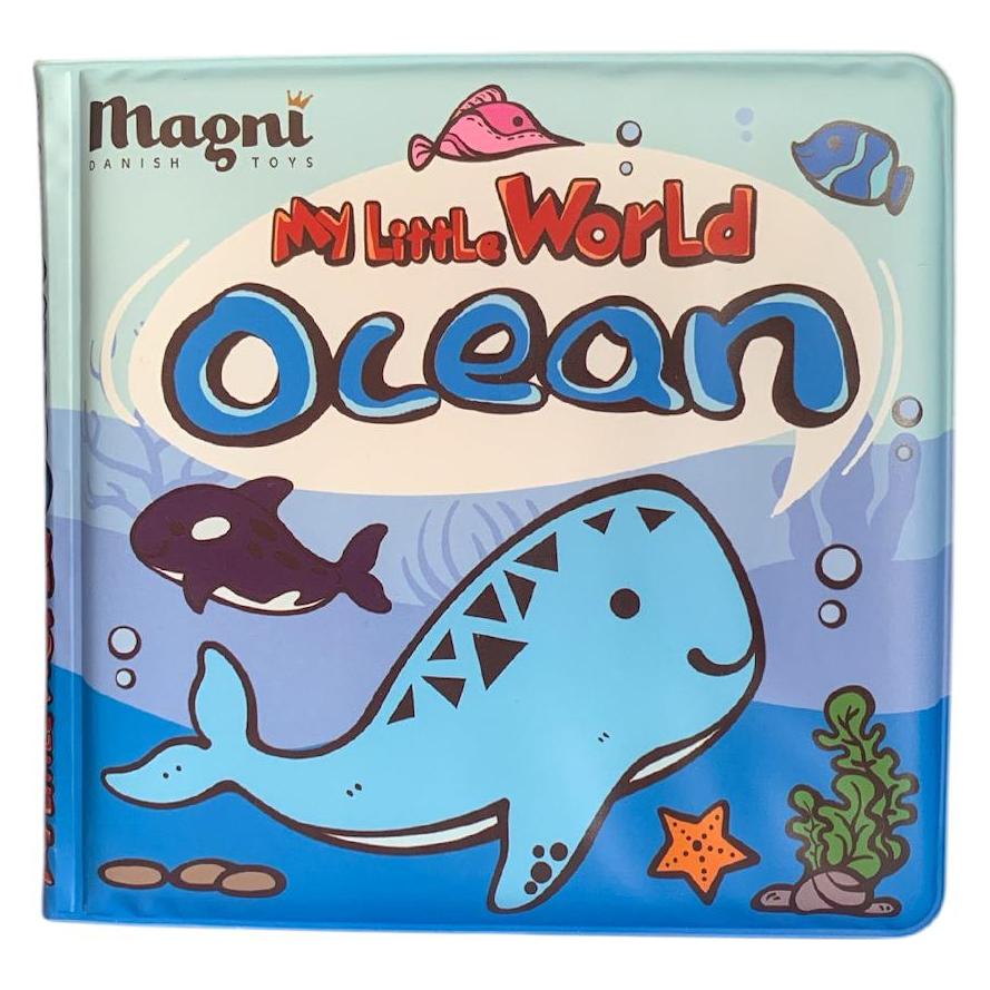 Magni - Bath book with color reaction, sea creatures (5729) (5729)