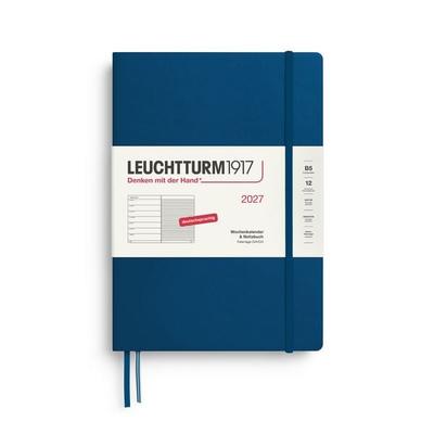 Wochenkalender & Notizbuch Composition (B5) 2027, Indigo, Deutsch