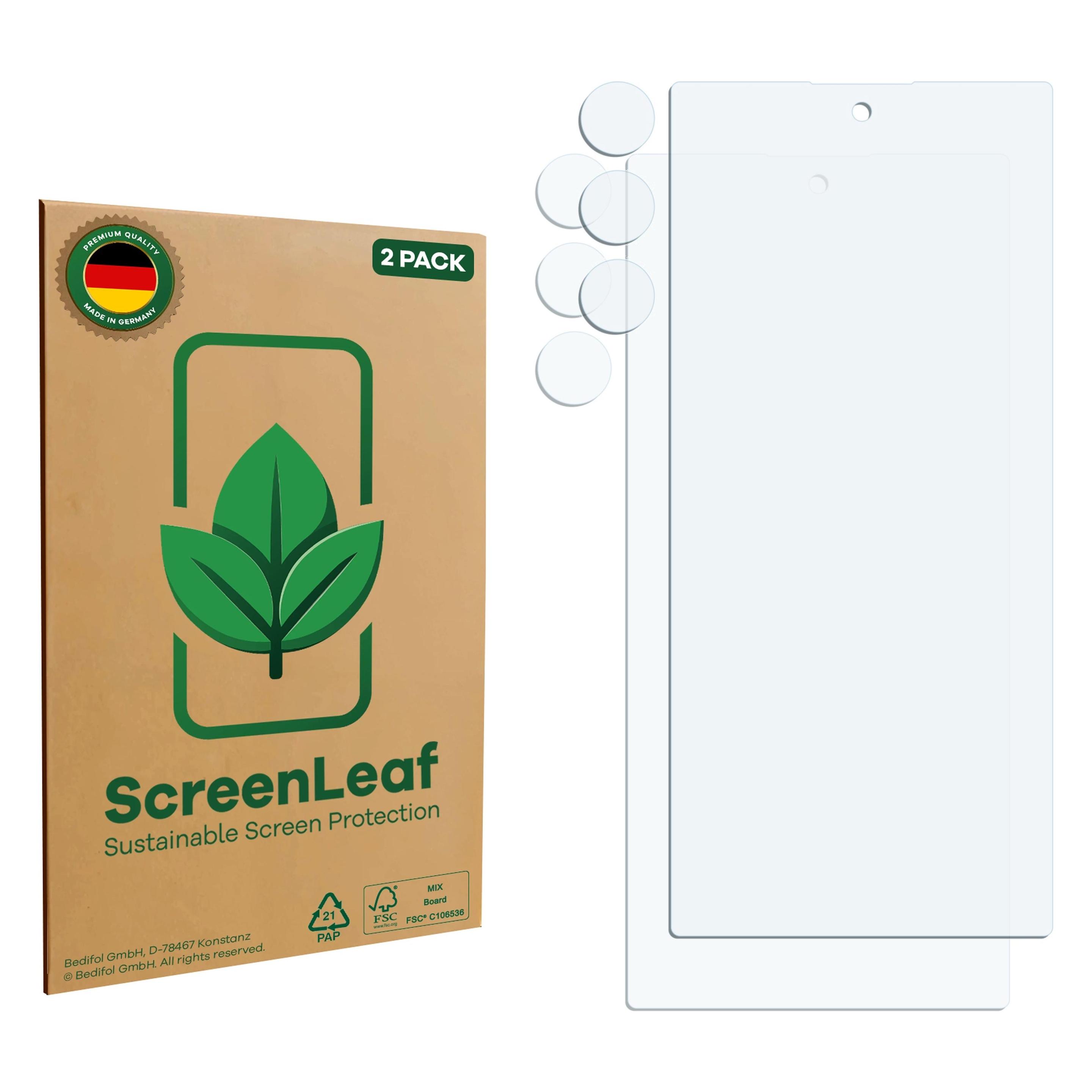 ScreenLeaf Schutzfolie für Samsung Galaxy Z Fold 7 (Display+Kamera) Displayschutz Display Schutz Folie Klar (2 Stk., Samsung Galaxy Z Fold7) (6159904)
