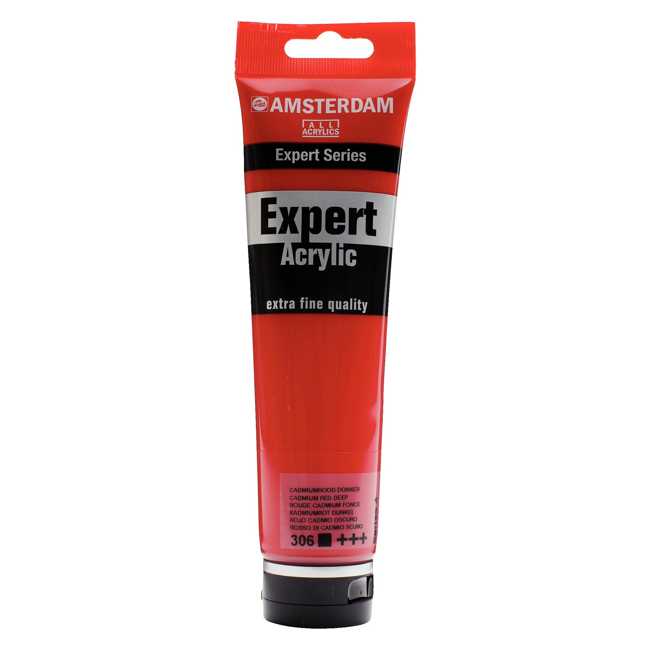 Amsterdam Expert Acrylfarbe Tube 150 ml Kadmiumrot Dunkel 306 (150 ml) (ROY-19153060)
