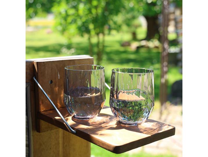 Verres Superglas CLUB No.23 2 pièces 9 x 10 x 9cm Gris/Gris