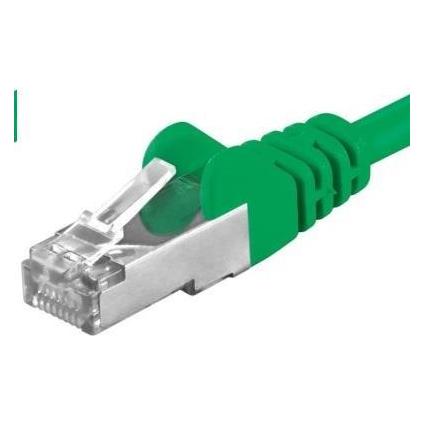 PremiumCord SFTP CAT6A 7m grün / Patchkabel / RJ45-RJ45 (S/FTP, CAT6a, 7 m) (8592220016753)