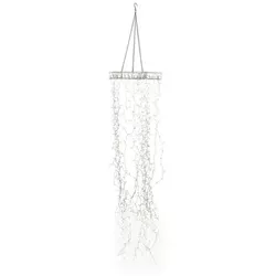 LUMIDA Xmas LED-Leuchtkranz mit Lichterbündeln Timer, Outdoor 800 LEDs, 150cm