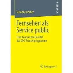 Fernsehen als Service public, Fachbücher von Suzanne Lischer