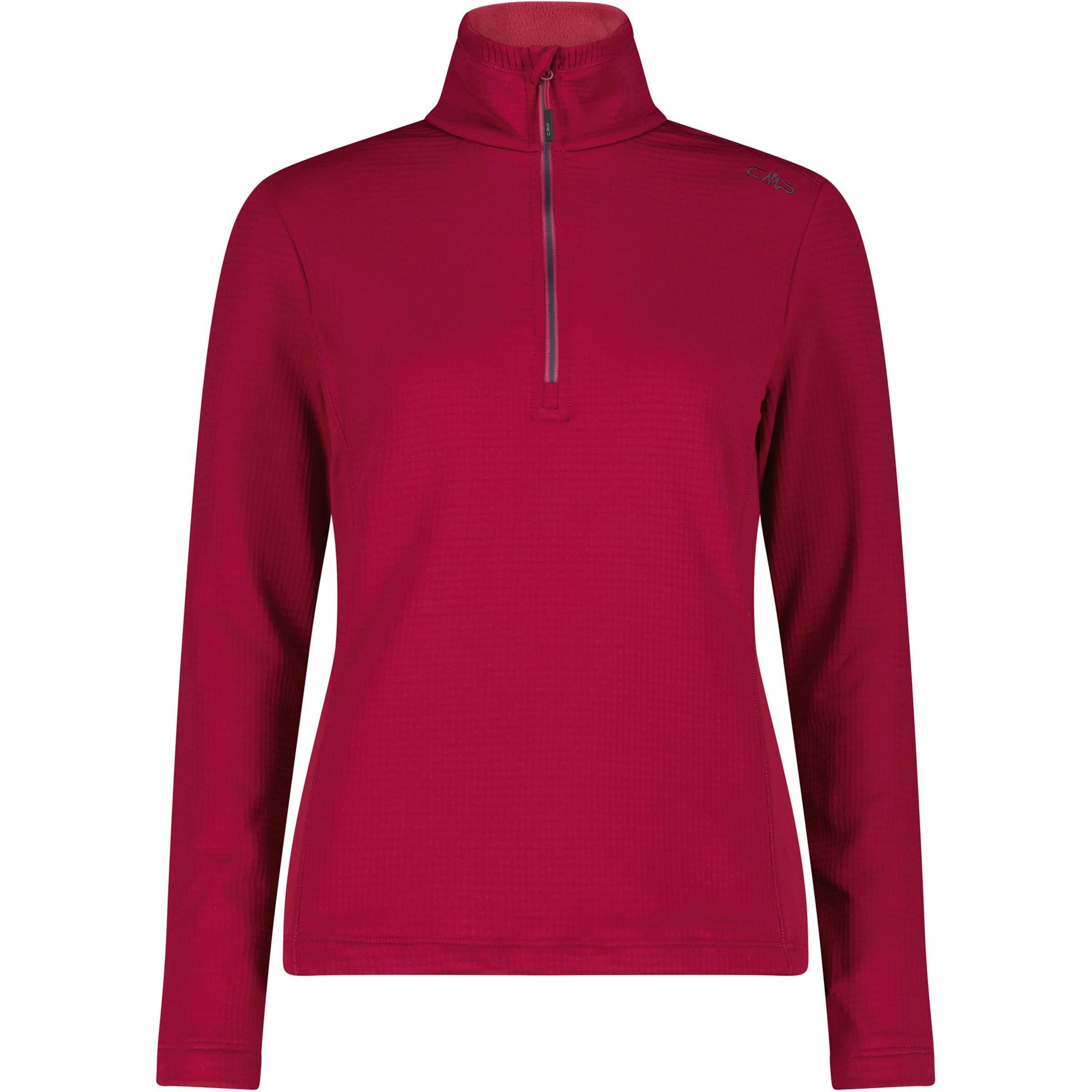 CMP Grid Tech Damen Pullover rot Größe XXS Camping