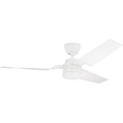 Deckenventilator Flight Weiß 132 cm mit Wandschalter