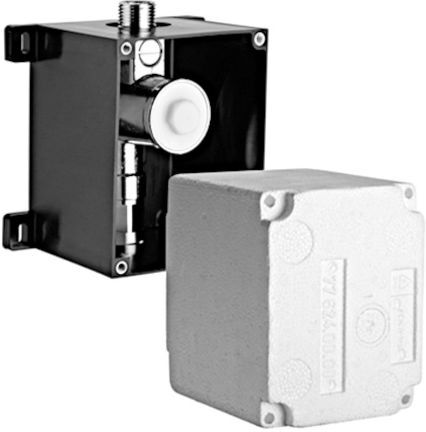 Schell Urinal Rohbauset Compact II 011930099 für mechanische und elektronische Auslösung
