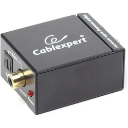 Gembird Toslink Adapter DIGITAL AUDIO (Winkeladapter), Audio Adapter, Schwarz