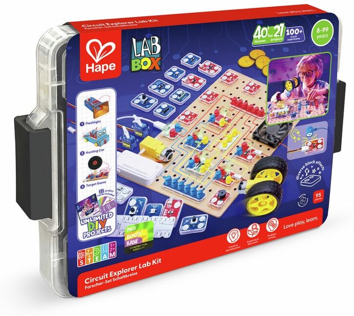 Circuit Explorer Lab Kit 60 pcs - Hape