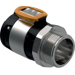 Geberit FlowFit Übergang mit Aussengewinde Edelstahlahl 63mm-2"
