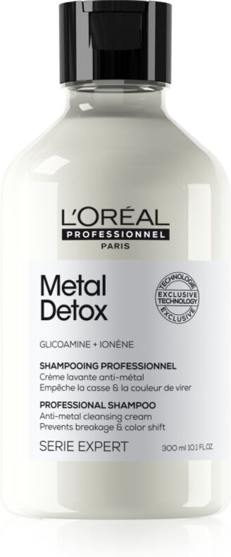 L’Oréal Professionnel Serie Expert Metal Detox shampoing nettoyant en profondeur pour cheveux colorés et abîmés 300 ml