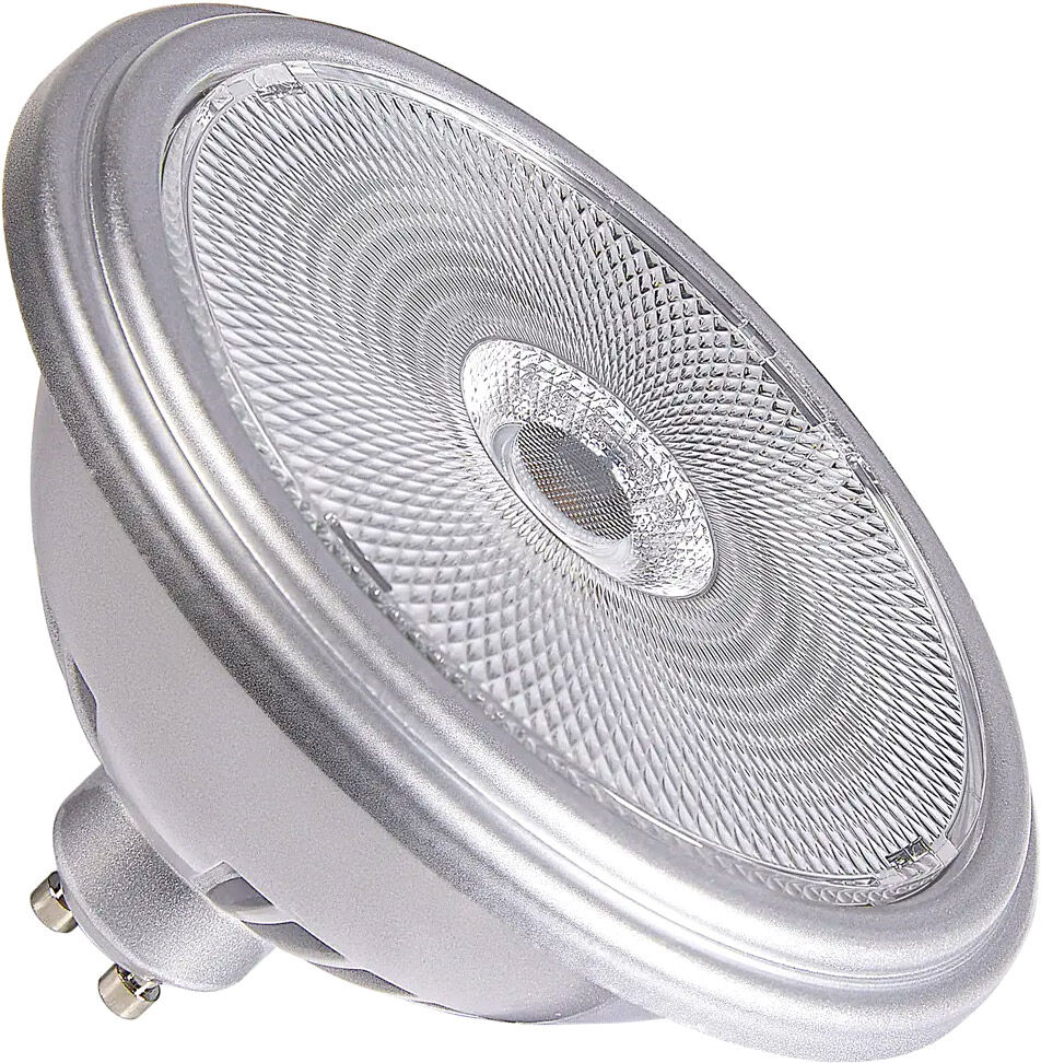 Slv Qpar111 Gu10, Led Leuchtmittel Silber 12,5w 4000k Cri90 60° - Led Lampen Sockel Gu10