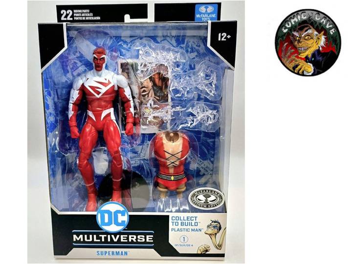 McFarlane Toys Actionfigur McFarlane Toys DC Build A Plastic Man JLA Superman 7 Inch BaF Actionfi