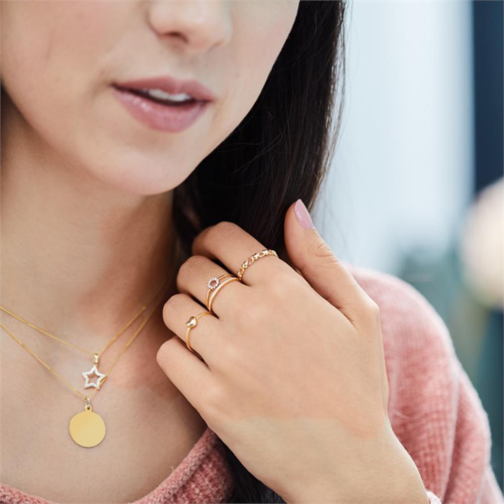 Brilladia Diamantring aus 750er Gelbgold Diamanten