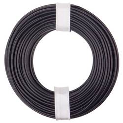Donau Elektronik 175-011 Litze LiY 1 x 0.75 mm² + 1 x 0.75 mm² Schwarz 1 St.