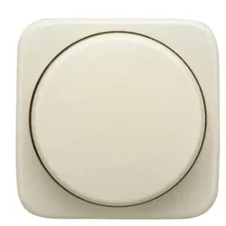 Busch-Jaeger 2115/11-212-500 Zentralscheibe mit Drehknopf Bef.-Mutter und Glimmlampe