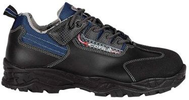 Scarpe antinfortunistiche Crampon S1P SRC pelle nera punta acciaio Personalizzate o neutre Cofra