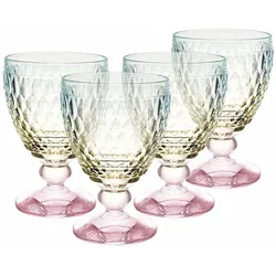ROTWEINGLÄSER Boston Pearl bunt 200 ml 4er Set