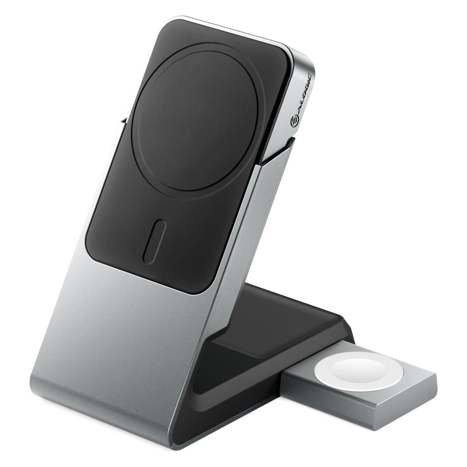 Alogic Matrix+ Wireless 3-in-1 Ladestation MagSafe + Vent Mount (18 W) (MM31CPBCBK-G)