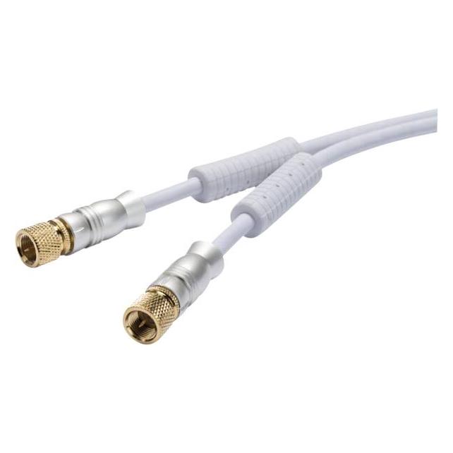 Vivanco Receiveranschlusskabel 110dB, 3m mit Ferritkern (110 dB) (VVSAT30MMFERW)