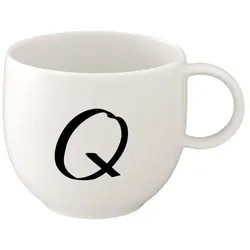 KAFFEEBECHER Letters weiß 330 ml