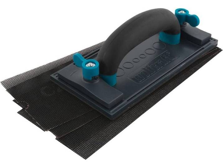 wolfcraft - Schuurblok SET - Handschuurblok inclusief Schuurpapier - 8722000
