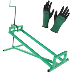 RASENTRAKTORHEBER grün inkl. Handschuhe