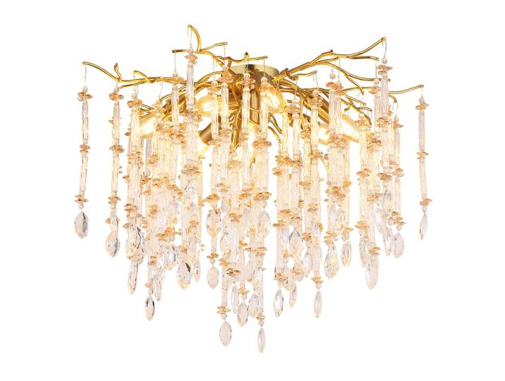 Plafondlamp Gloria Ø 60cm goud Globo - 64142D