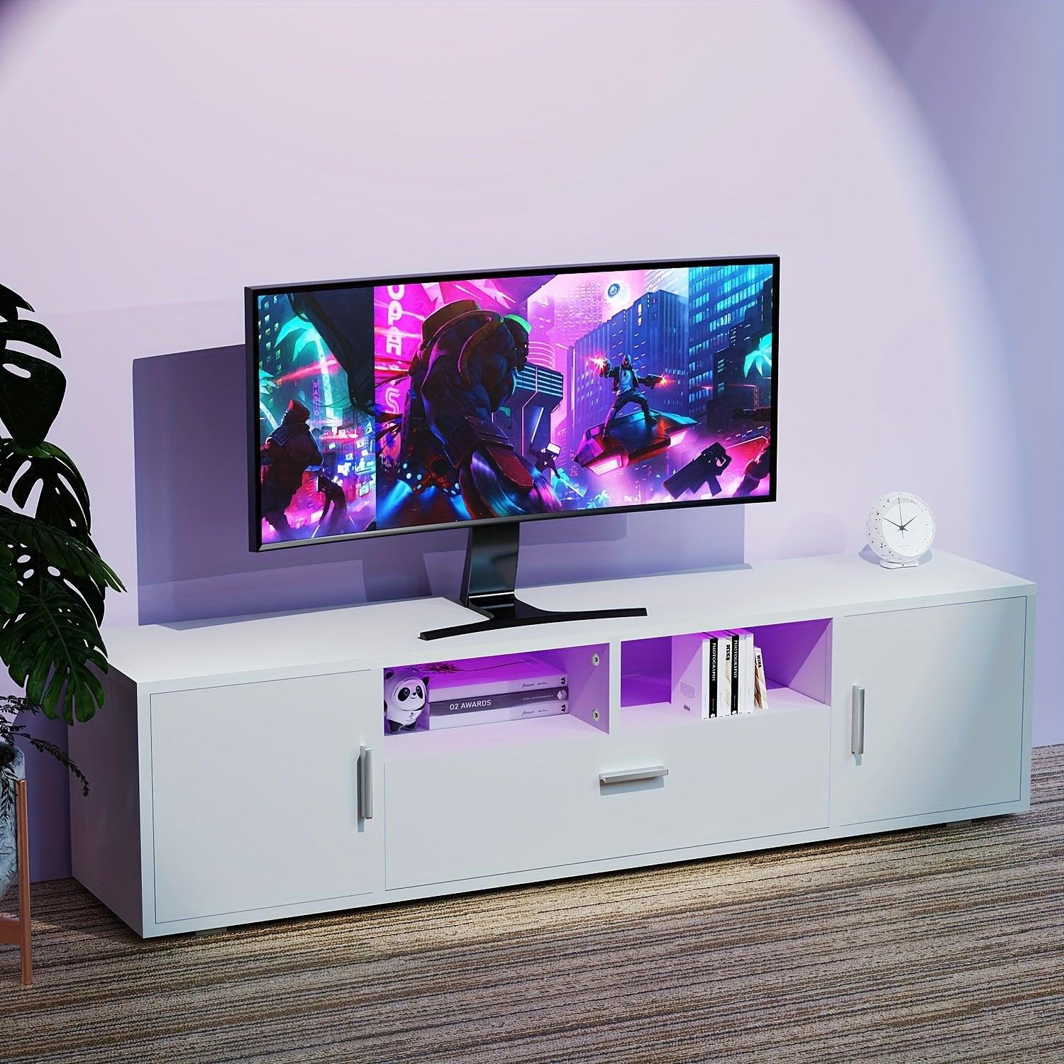 Selius modern tv meubel met geïntegreerde ledverlichting